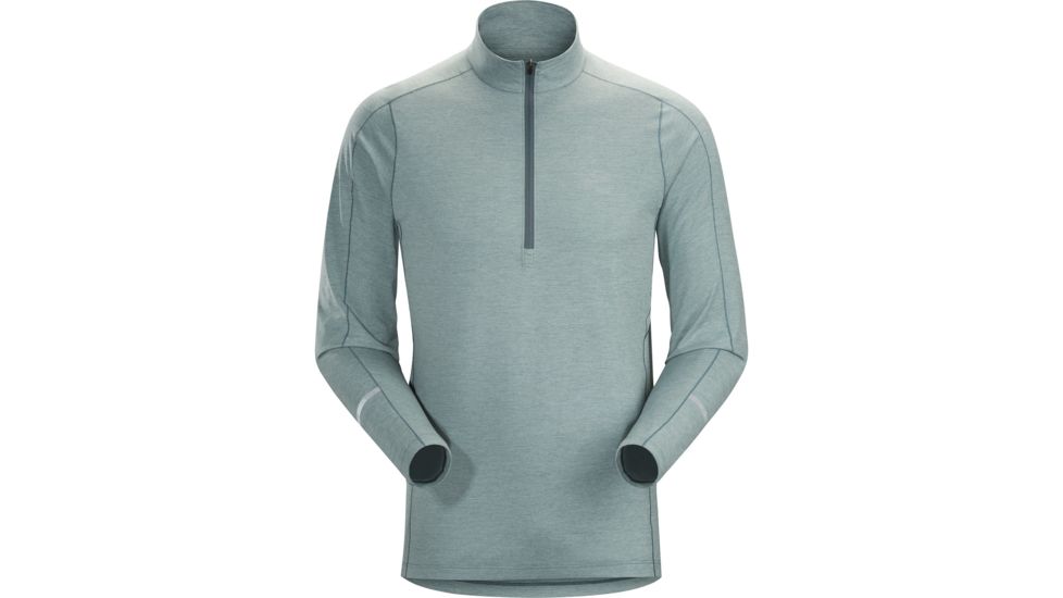 ArcTeryx Cormac Zip Neck Long Sleeve- Mens, Robotica, Small, 374077