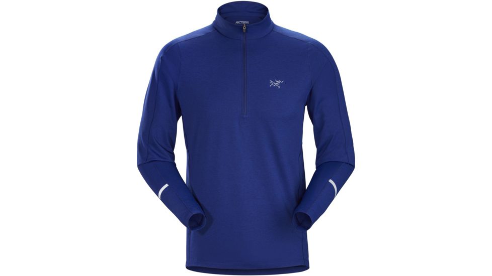 Arcteryx Cormac Zip Neck Long Sleeve Shirt - Mens, Hubble, Medium, 417475