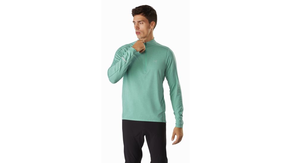 Arcteryx Cormac Zip Neck Long Sleeve Shirt - Mens, Kepler, 2XL, 417485
