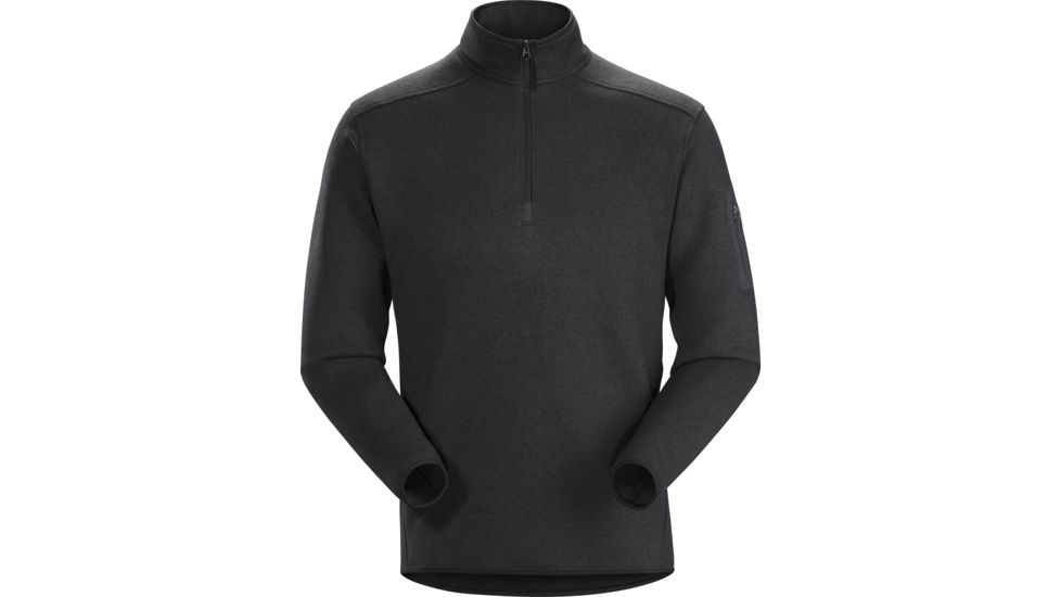 Arcteryx Covert 1/2 Zip - Mens, Black Heather, Large, 394748