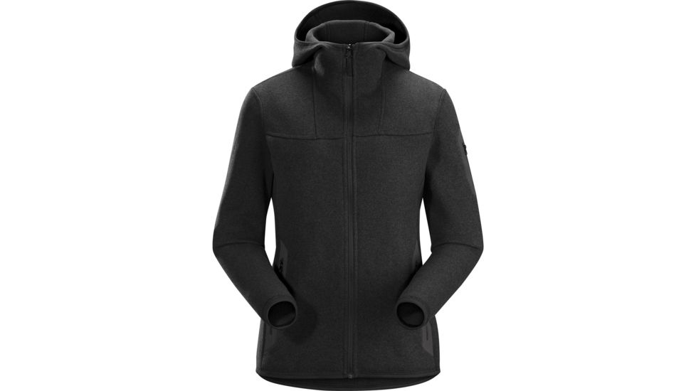 Arcteryx Covert Hoody - Womens, Black Heather, Large, 349029