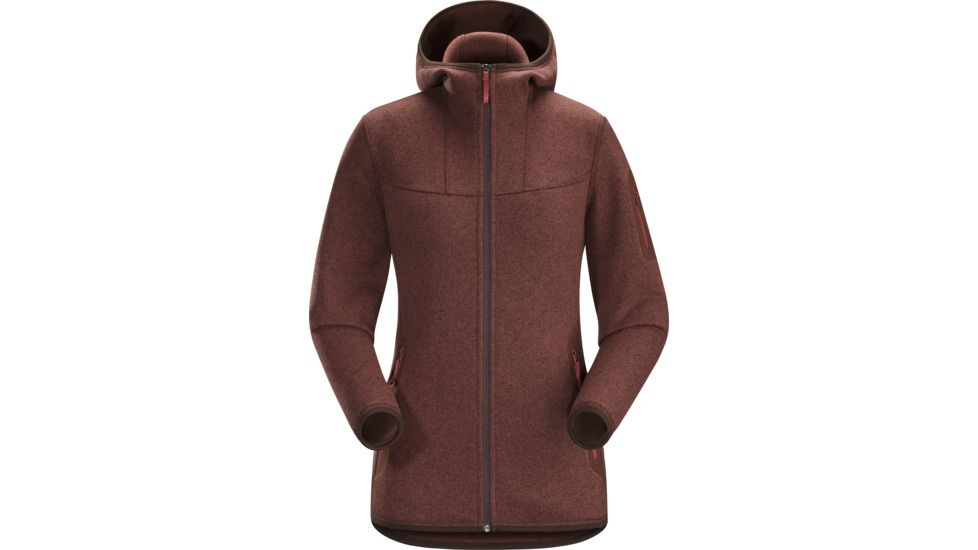 Arcteryx Covert Hoody - Womens, Cherry Chocolate, Extra Large, 272126