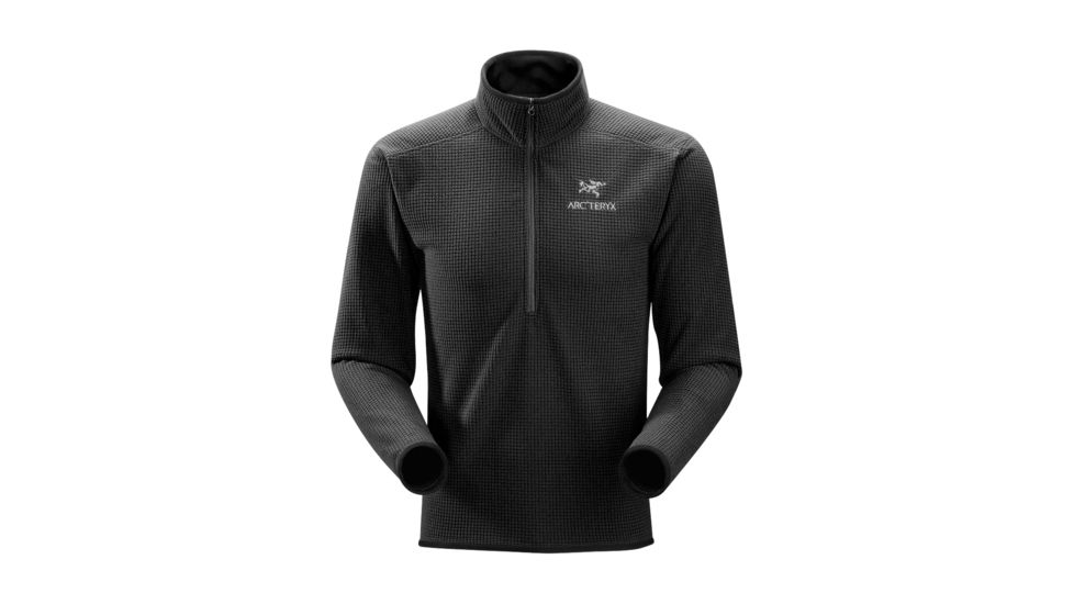 Arc'Teryx Delta AR Zip Fleece Jersey, Black, Extra Large 7333BLKXL
