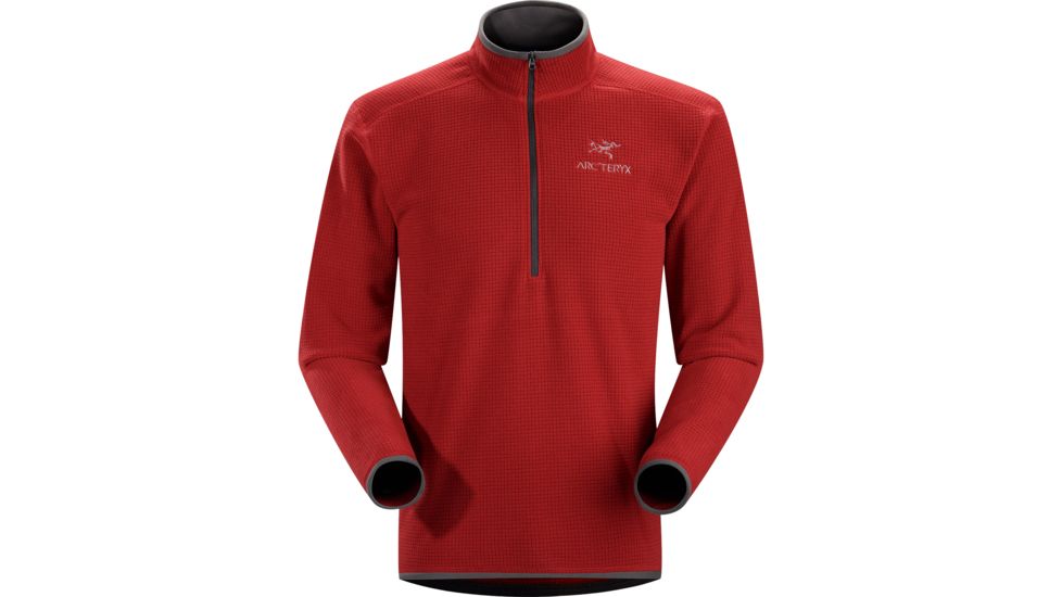 Arcteryx Delta AR Zip Neck - Mens-Oxblood-X-Large