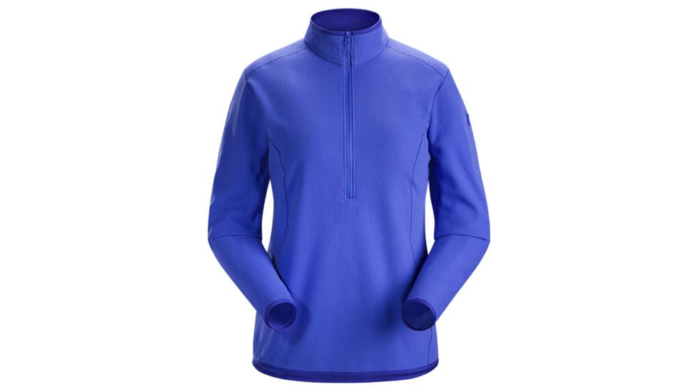 Arcteryx Delta LT Zip Neck Pullover - Womens, Iolite, Small, 374407