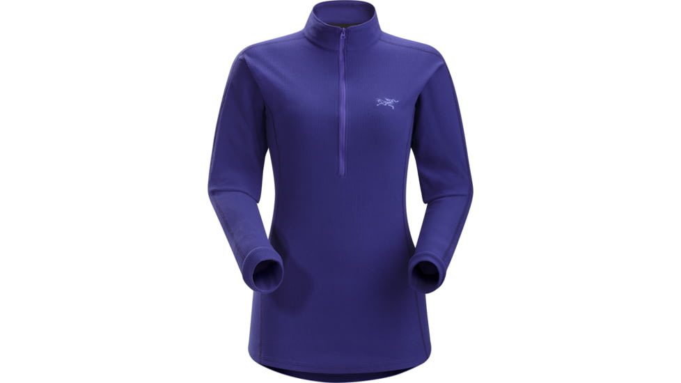 Arcteryx Delta LT Zip Neck - Womens-Azulene-Large