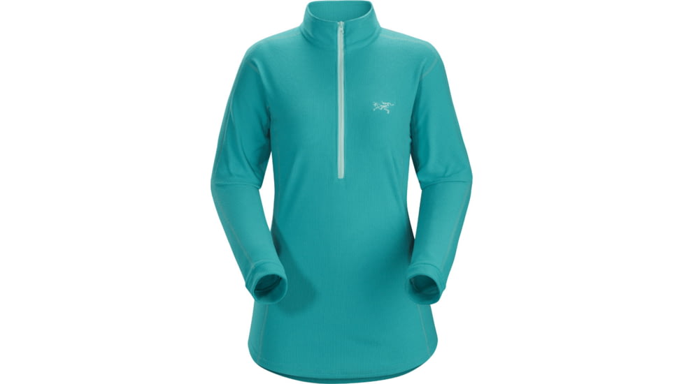 Delta LT Zip Neck - Womens-Cerulean-X-Small
