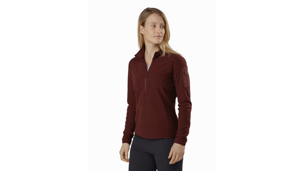 Arcteryx Delta Lt Zip Neck - Womens, Flux, Extra Large, 392127