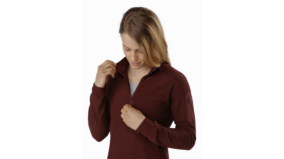 Arcteryx Delta Lt Zip Neck - Womens, Flux, Extra Large, 392127