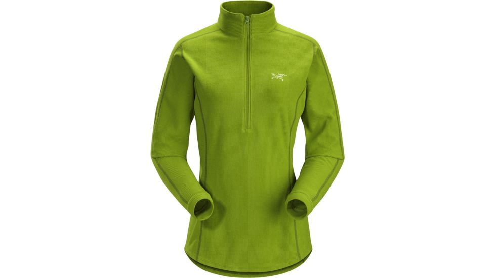 Arcteryx Delta LT Zip Nesk Shirt - Womens, Fiddlehead, Medium, 352401