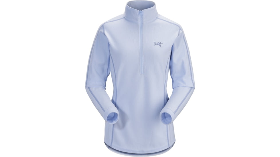 Arcteryx Delta LT Zip Nesk Shirt - Womens, Ion, Large, 352406