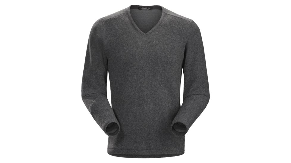 Arcteryx Donavan V-Neck Sweater - Mens, Dark Grey Heather, Small, 301263