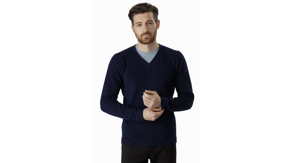 Arcteryx Donavan V-Neck Sweater - Mens, Kingfisher II, Medium, 395010