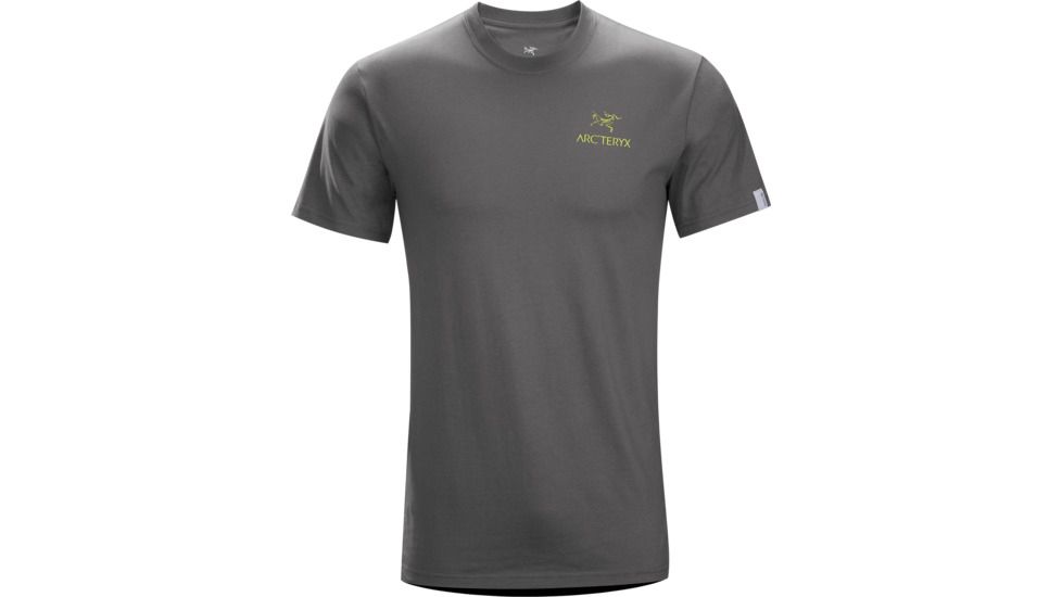 Arcteryx Emblem Short Sleeve T-Shirt - Mens-Iron Anvil-Small