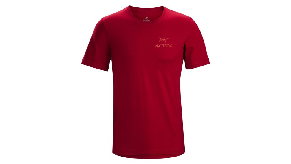 Arcteryx Emblem Short Sleeve T-Shirt - Mens, Red Beach, Large, 329969