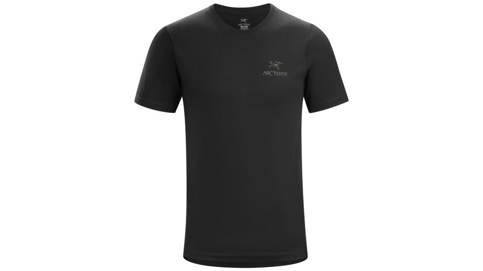 Arcteryx Emblem T-Shirt with Short Sleeve - Mens, Black, Large, 377113