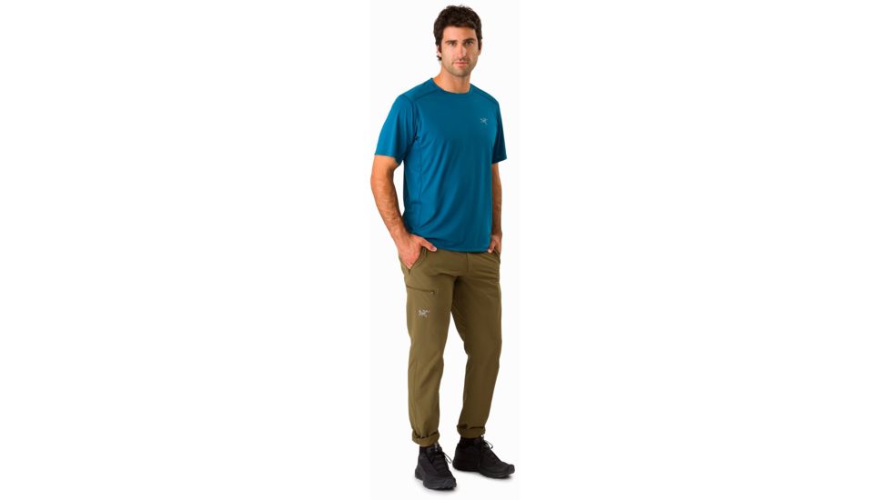 Arcteryx Ether Crew Shirt with Short Sleeve - Mens, Iliad, Small, 373732