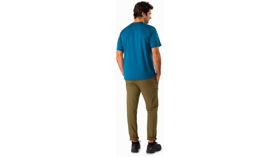Arcteryx Ether Crew Shirt with Short Sleeve - Mens, Iliad, Small, 373732