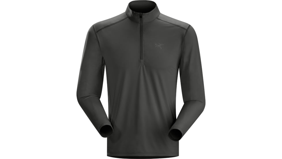 Ether Zip Neck Long Sleeve - Mens -Magnet-Large