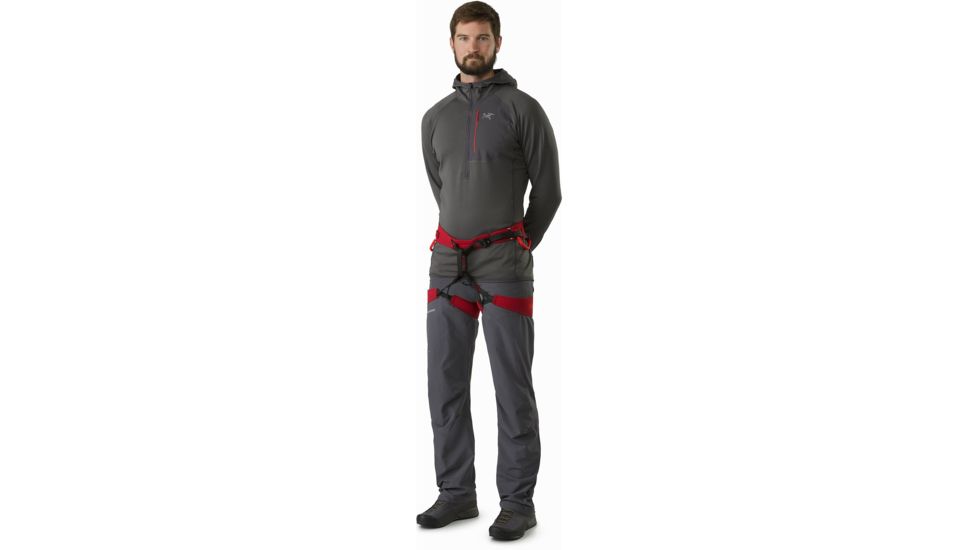 Arc'teryx FL-355 Harness - Mens, Red Beach/Flare, Extra Small, 328884