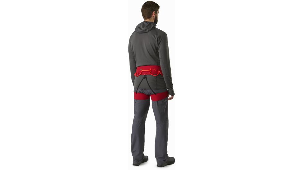 Arc'teryx FL-355 Harness - Mens, Red Beach/Flare, Extra Small, 328884