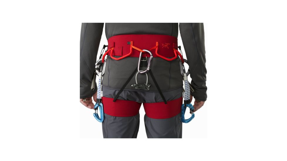 Arc'teryx FL-365 Harness - Mens, Red Beach/Flare, Extra Small, 328884