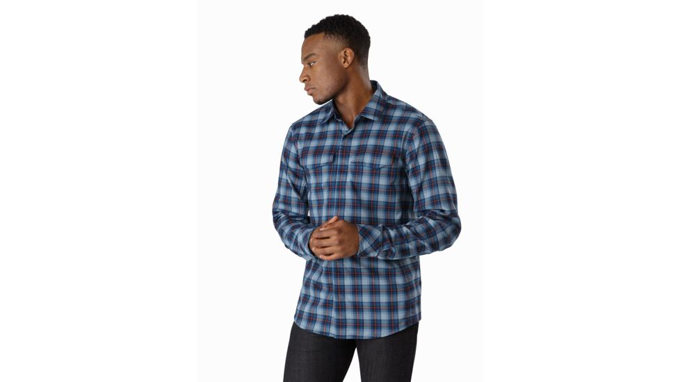 Arcteryx Gryson Ls Shirt - Mens, Balearic Sunset, Small, 398145