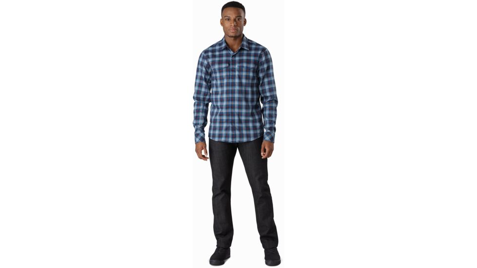 Arcteryx Gryson Ls Shirt - Mens, Balearic Sunset, Small, 398145