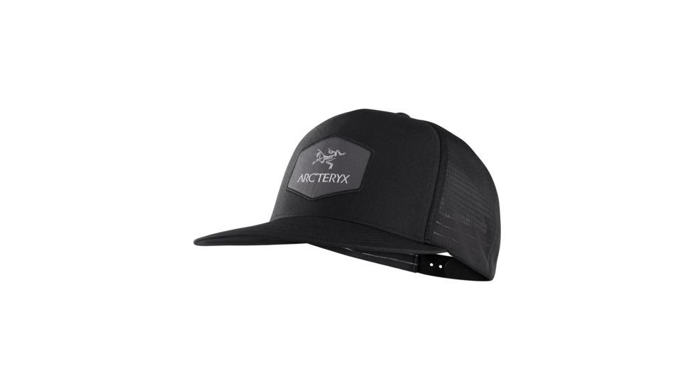 Arcteryx Hexagonal Trucker Hat, Black, 377569