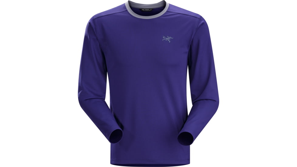 Arcteryx Iridine Crew Long Sleeve - Mens-Azul-Large