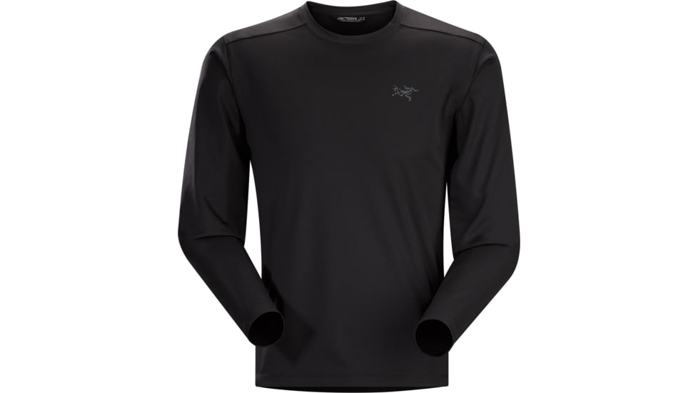 Arcteryx Iridine Crew Long Sleeve - Mens-Black-Large