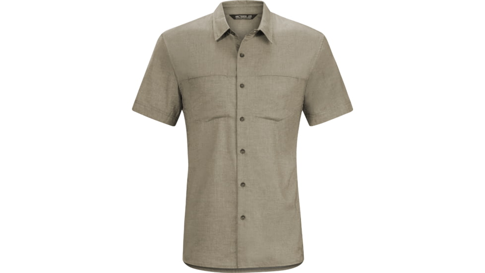 Joffre Short Sleeve Shirt - Mens-Sandstone-Large
