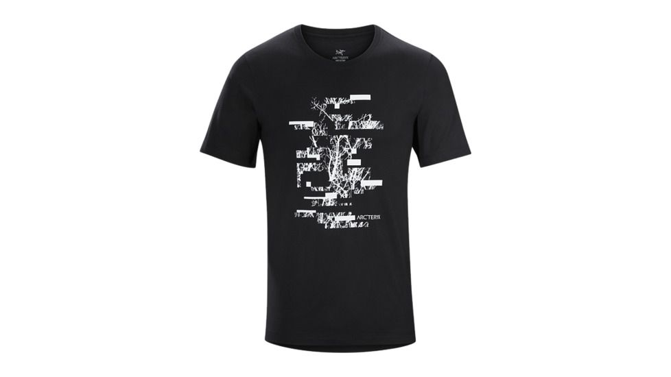 ArcTeryx Junction Mens Short Sleeve T-Shirt, Black, Medium, 328700