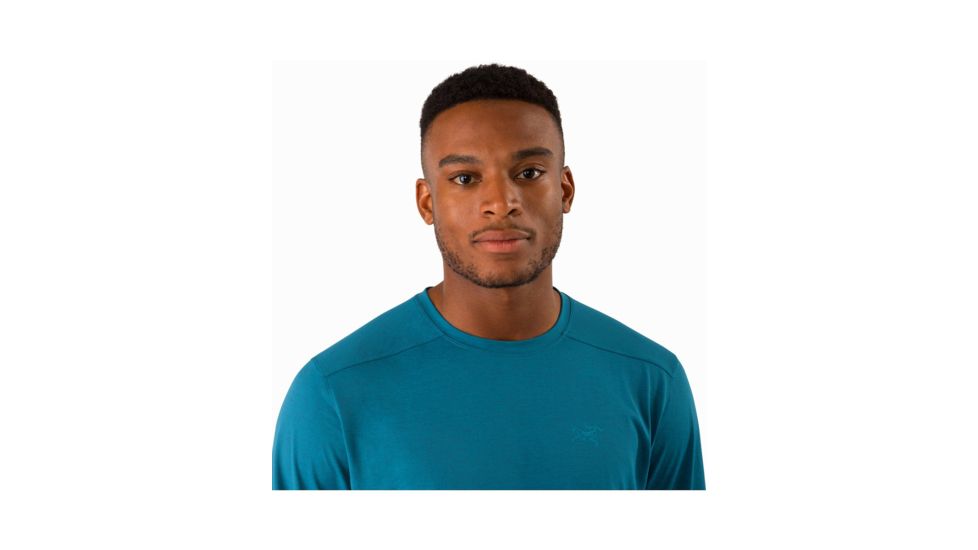 Arcteryx Kadem Crew Shirt with Long Sleeve - Mens, Iliad, Medium, 375695