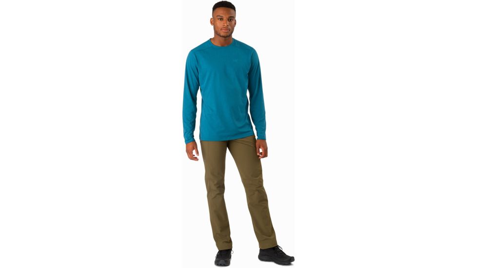 Arcteryx Kadem Crew Shirt with Long Sleeve - Mens, Iliad, Medium, 375695