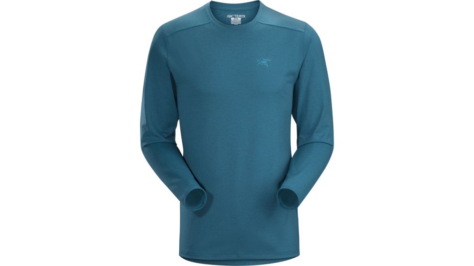 Arcteryx Kadem Crew Shirt with Long Sleeve - Mens, Iliad, Medium, 375695