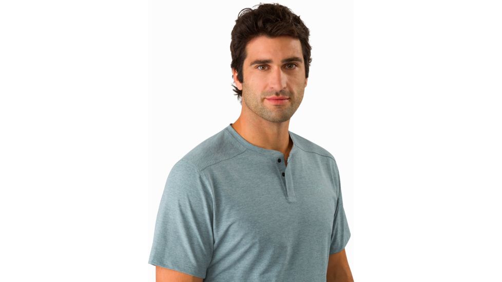 Arcteryx Kadem Henley Shirt with Short Sleeve - Mens, Robotica, Medium, 375727