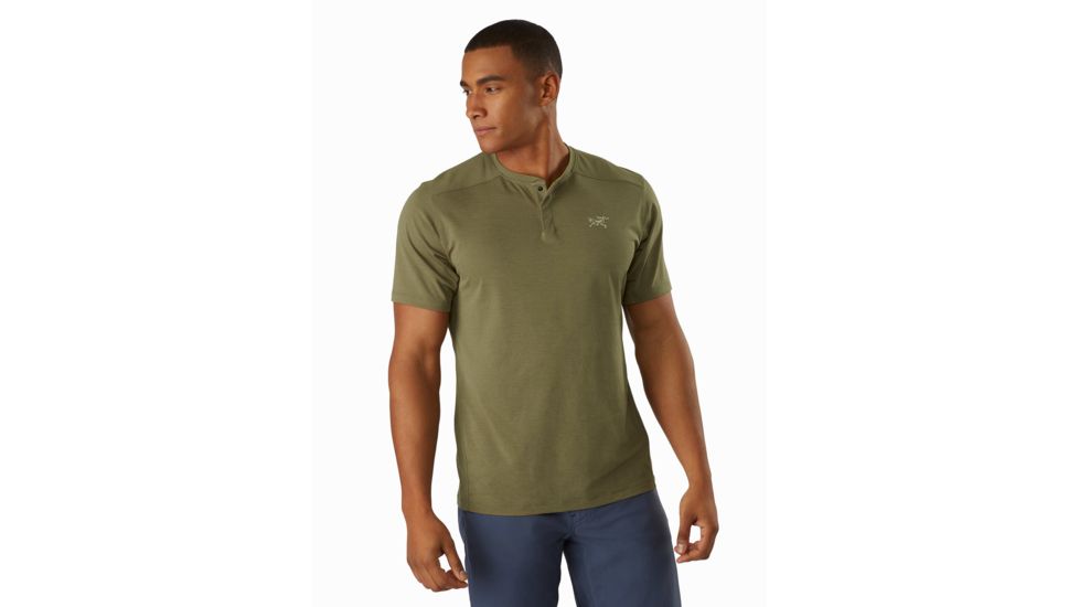 Arcteryx Kadem Henley Short Sleeve Shirt - Mens, Arbour, Small, 420817