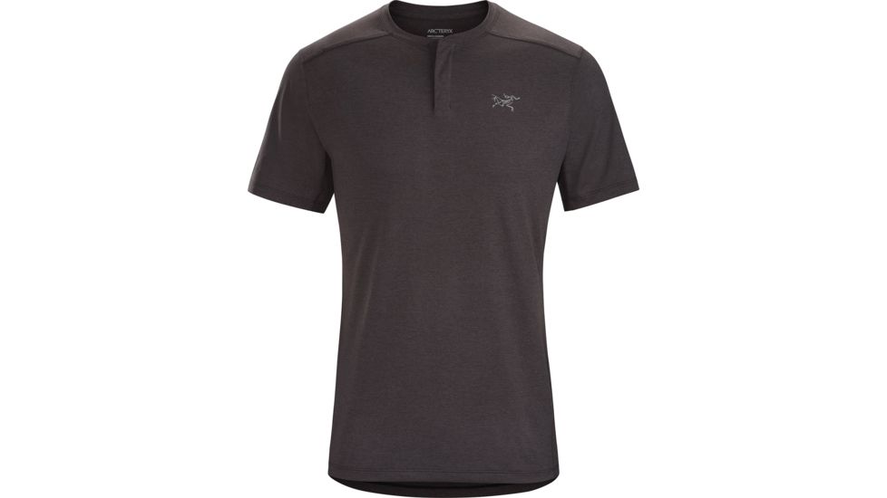 Arcteryx Kadem Henley Short Sleeve Shirt - Mens, Black, 2XL, 420828