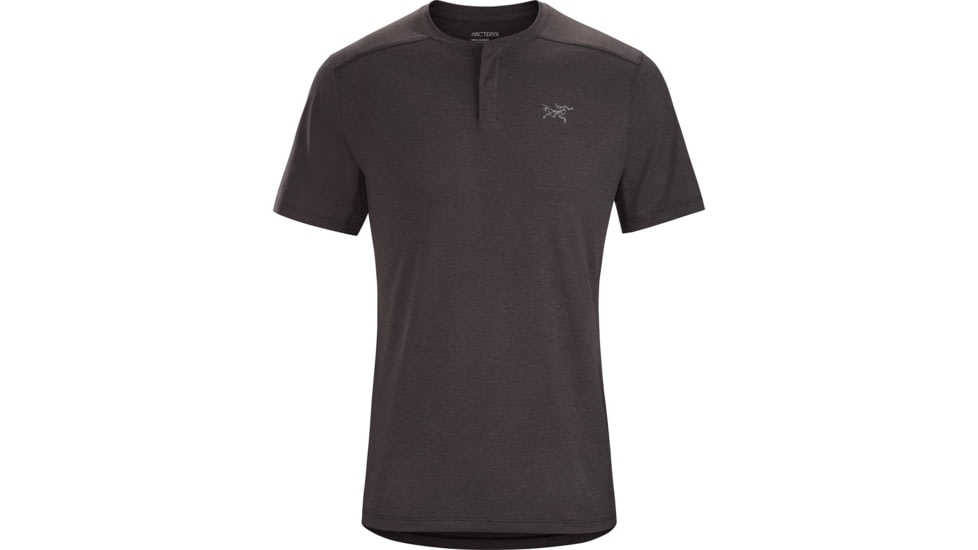 Arcteryx Kadem Henley Short Sleeve Shirt - Mens, Black, Extra Large, 420826