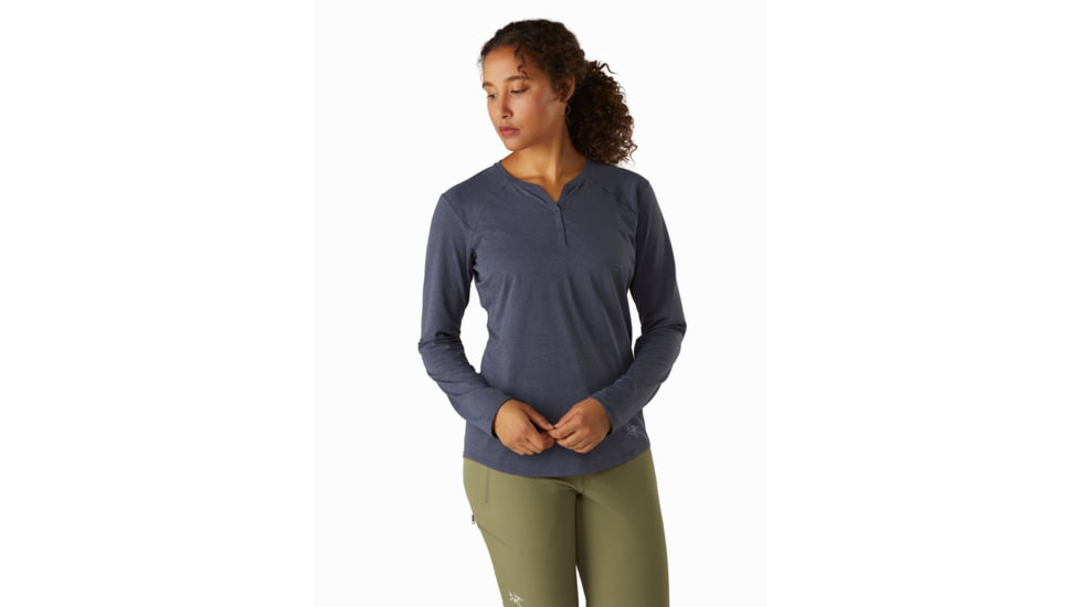 Arcteryx Kadem Long Sleeve Top - Womens, Exosphere, Extra Small, 420803