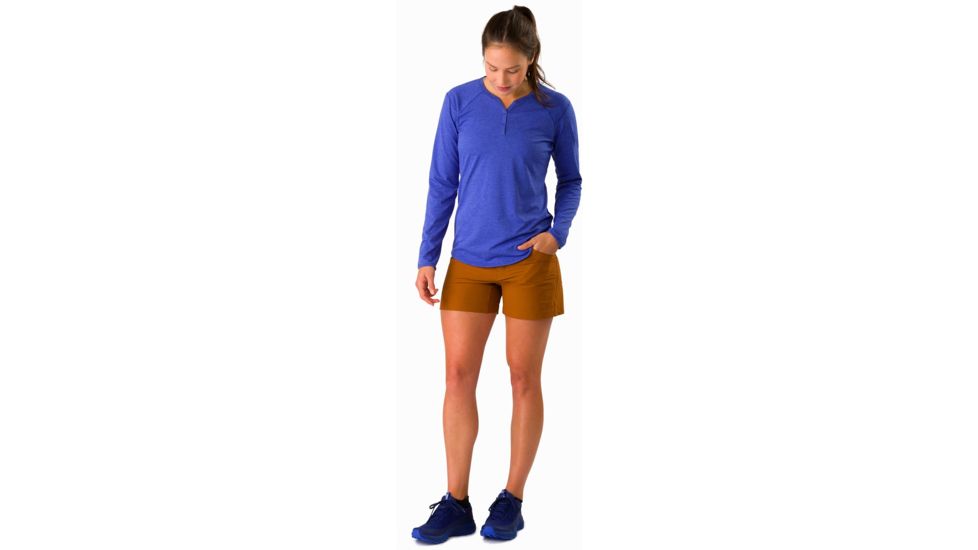 Arcteryx Kadem Top with Long Sleeve - Womens, Iolite, Small, 375592