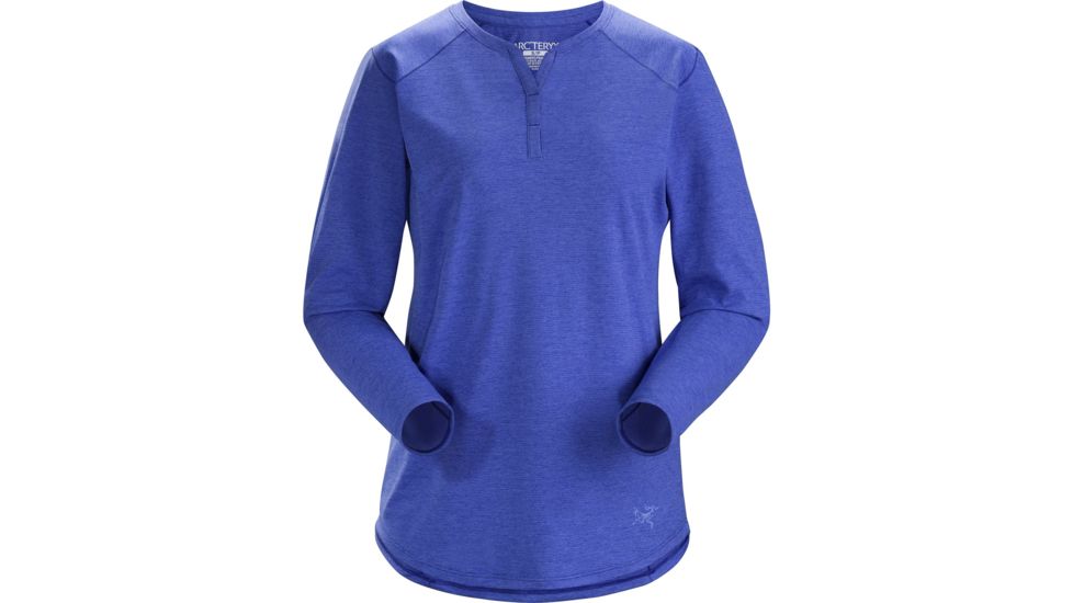 Arc'teryx Kadem Top with Long Sleeve - Women's, Iolite, Small, 375592