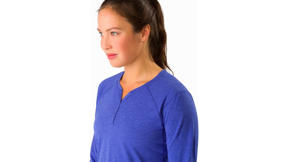 Arcteryx Kadem Top with Long Sleeve - Womens, Iolite, Small, 375592