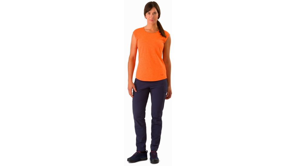 Arcteryx Kadem Top with Short Sleeve - Womens, Awestruck, Large, 375614