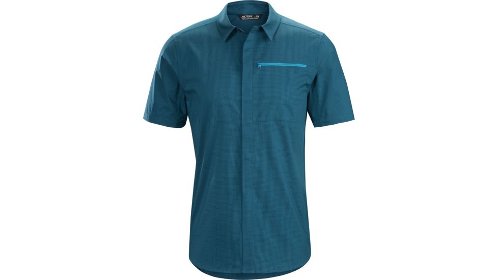 Arc'teryx Kaslo Shirt with Short Sleeve - Men's, Odyssea, Small, 372511