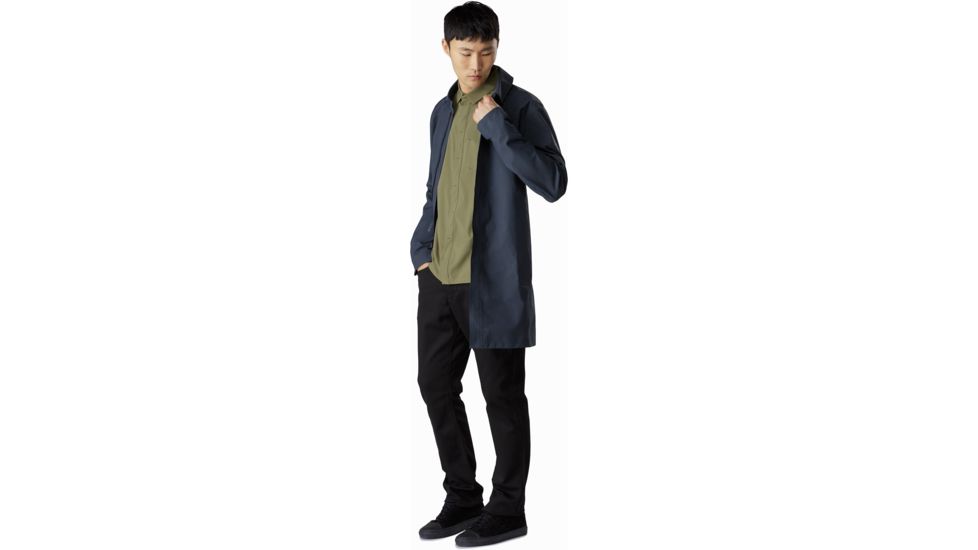 Arcteryx Keppel Trench Coat - Mens, Griz, Medium, 392281