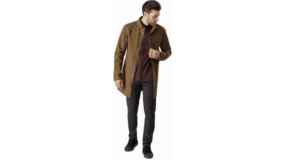 Arcteryx Keppel Trench Coat - Mens, Griz, Medium, 392281