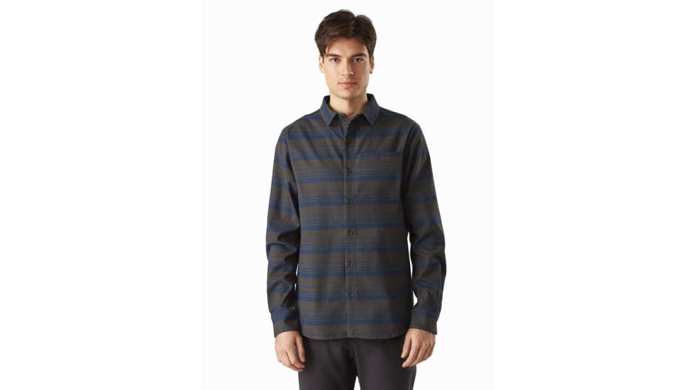 Arcteryx Mainstay Shirt LS - Mens, Dracaena/Cosmic, Extra Large, 437292