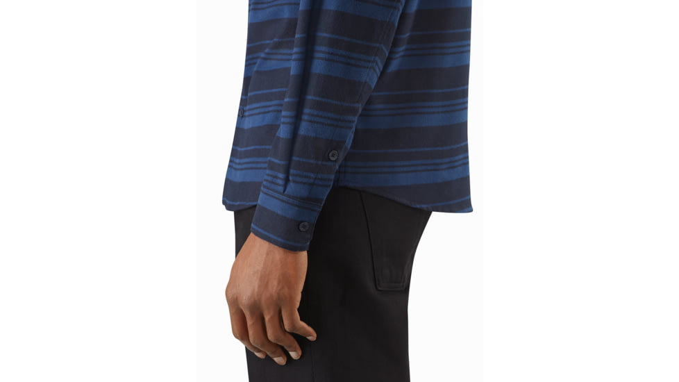 Arcteryx Mainstay Shirt LS - Mens, Microcosm/Kingfisher, Extra Large, 437308